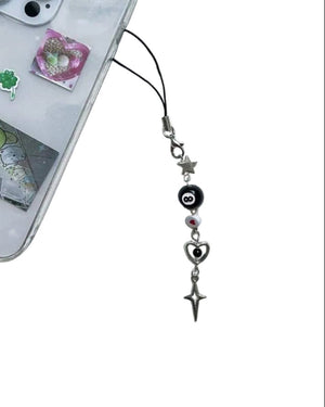 8 Ball Phone Charm