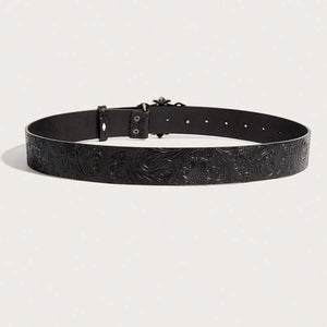 Chrome Cross Embossed Belt