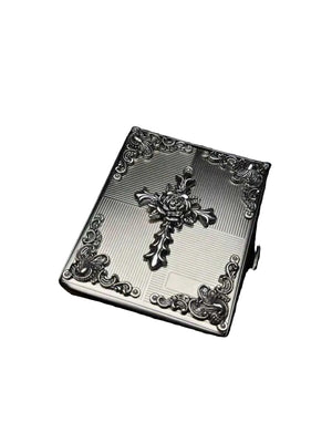 Chrome Rose Cigarette Case