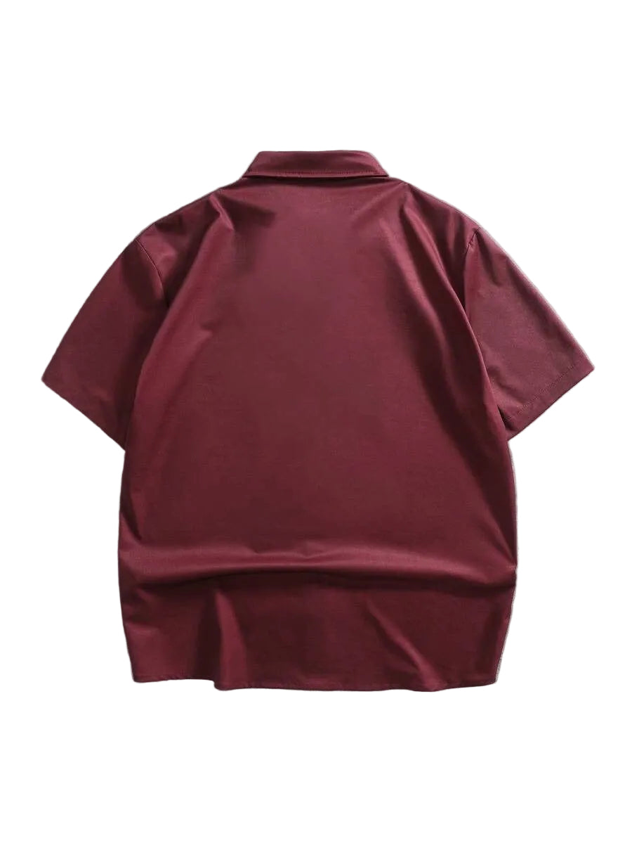 Heart & Script Button Down Shirt