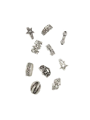 Shadow Realm Gothic Ring Set (10 pcs)