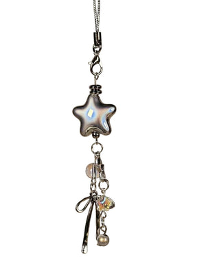 Silver Starbow Phone Charm