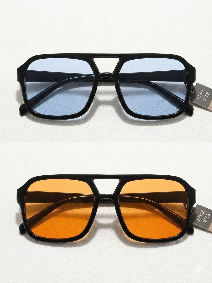 Square Aviator Sunglasses