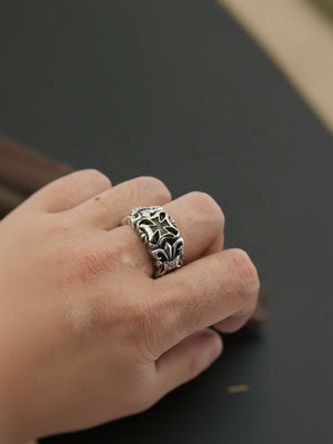Gold Chrome Apostle Ring