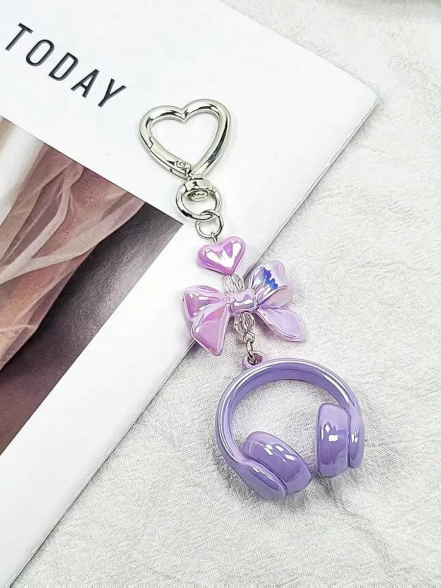Mini Headphone Keychain