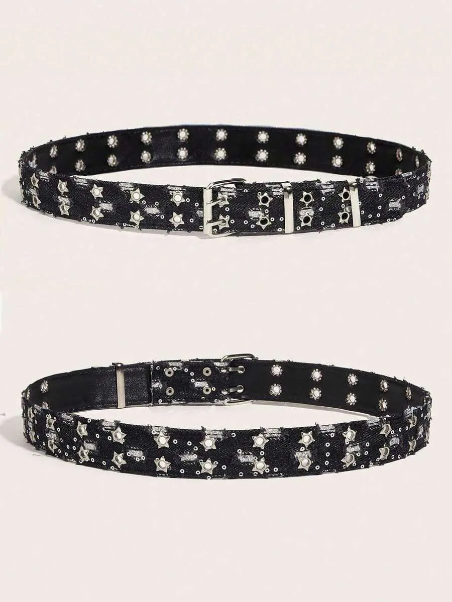 Static Void Denim Belt