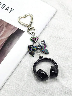 Mini Headphone Keychain
