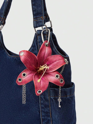 Mourning Lily Bag Charm