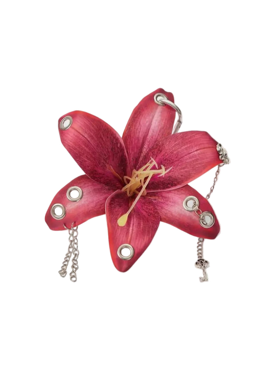 Mourning Lily Bag Charm